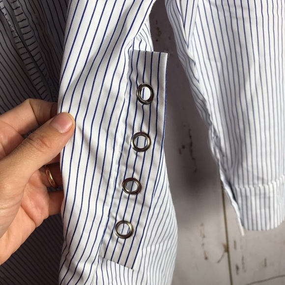 Stripe Corset Front Shirt - Picture 6 of 8